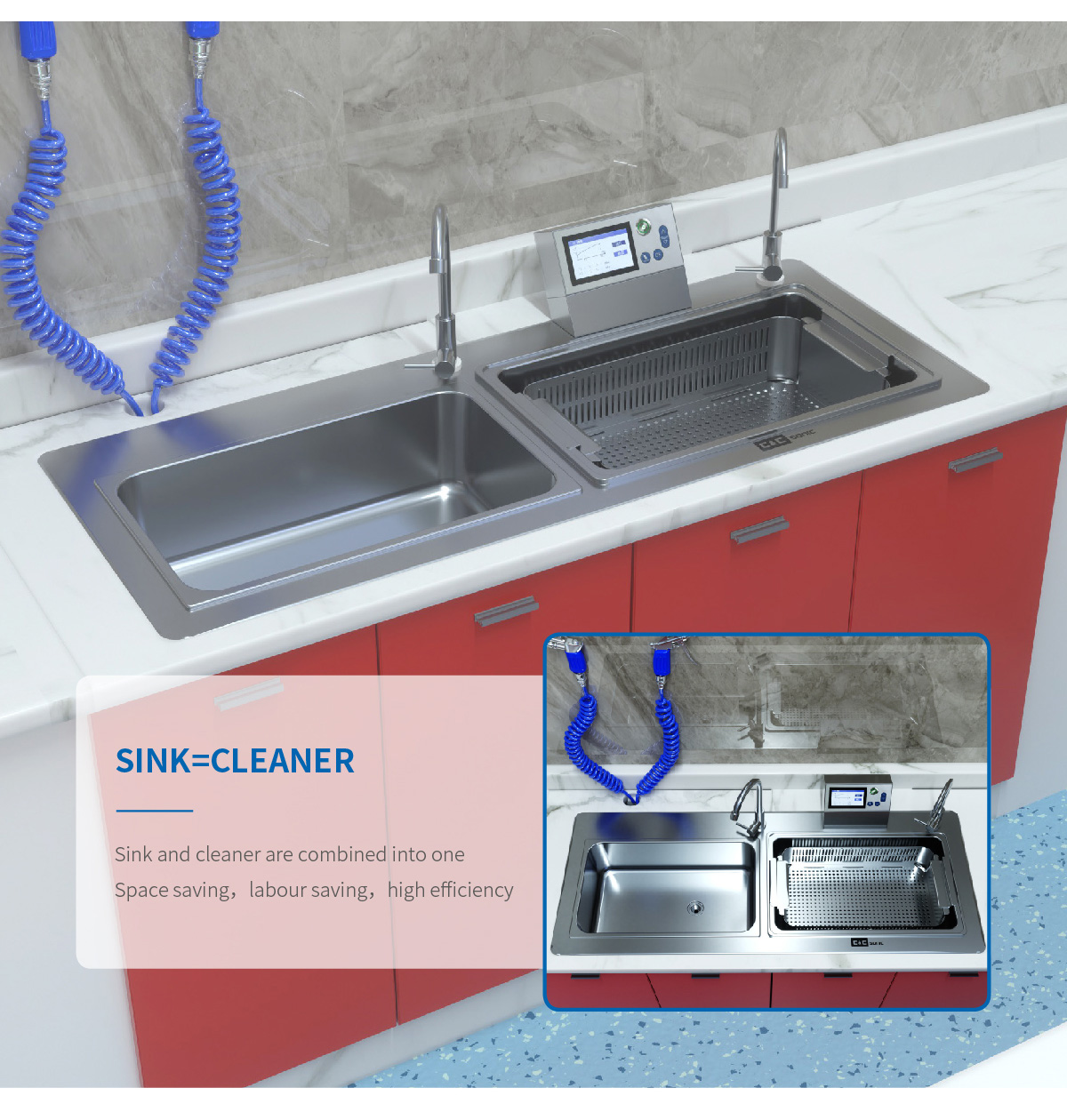 Limpador ultrass&ocirc;nico C9